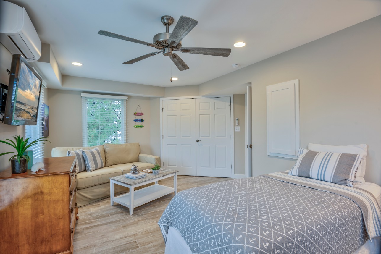 Indian Street New Addition in Bethany Beach DE - Bedroom with Split Air Conditioner